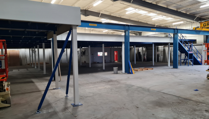 Warehouse Mezzanine Floor in Northampton